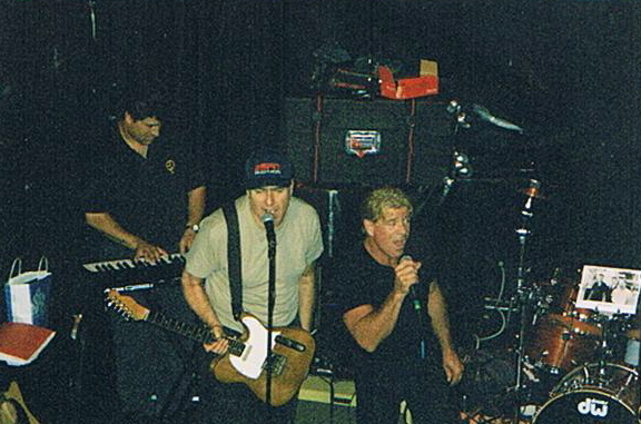 Loaded on a club stage